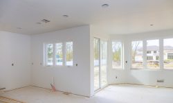 House under construction, new addition remodel details new home before installing